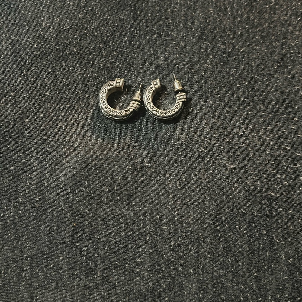 Elegant Silver Hoop Earrings